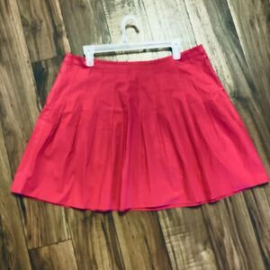 G by Guess Circle Pleated Skater Skirt in Magenta size 32
